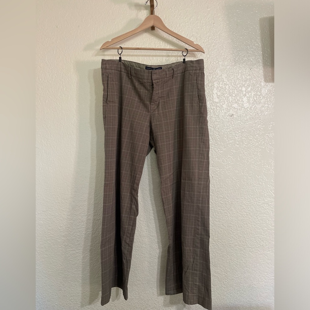 GAP Plaid Trousers with stretch, size 16 Regular